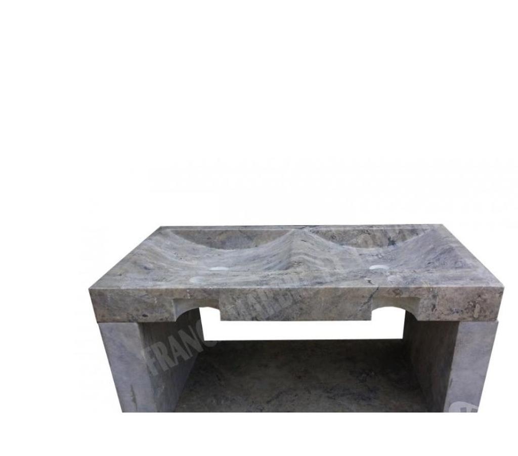  Vaucluse Valreas - 84600 - Photos Vivastreet Travertin meuble evier double vasque gris silver 1er choix 