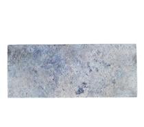 Margelle travertin silver 25x61x3 cm bord droit rustique