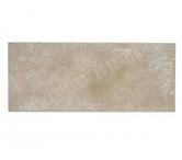 Margelle travertin beige 25x61x3 cm bord droit 1er choix 