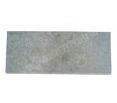 Margelle travertin beige 25x61x3 bord arrondi 1e choix 