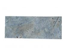 Margelle travertin silver 25x61x5cm bord droit rustique