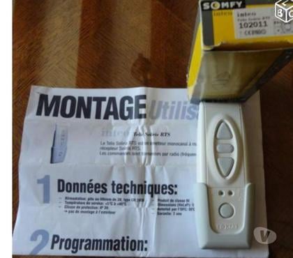 Bricolage - Jardin - Outillage La Source Orleans - Photos Vivastreet Télécommande SOMFY Telis 4 RTS SOLIRIS NEUVE