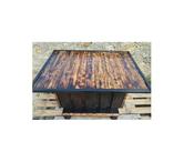 TABLE EN BOIS BASSE FABRICATION AVEC UN BOIS DE PALETTES .