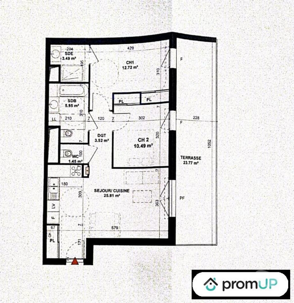 Appartements à vendre Haute-Savoie La Chapelle d'Abondance - 74360 - Photos Vivastreet (V6421) Appartement sur plan de 63 m2 à LA CHAPELLE-D'ABONDANCE