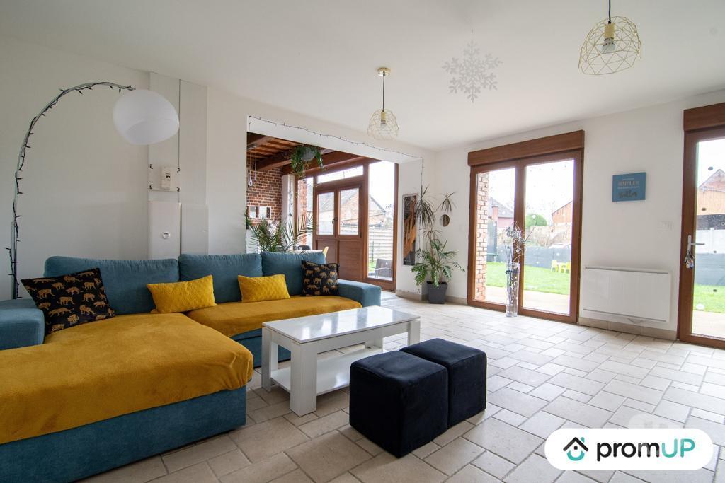 Vente Maison Somme Pernois - 80670 - Photos Vivastreet (VM1110) Corps de ferme divisé en 2 sans frais d'agence