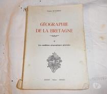 GEOGRAPHIE DE LA BRETAGNE-LIVRE ANCIEN XXème REGIONALISME