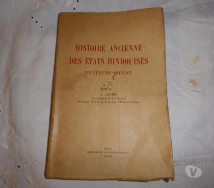 Livres occasion Fontenay le Fleury Yvelines - Photos Vivastreet Histoire ancienne des états hindouisés d'extrême-orient