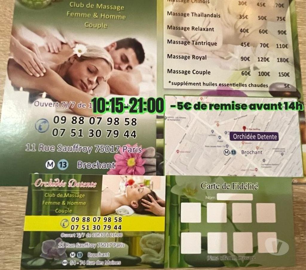 Massages Paris Paris 17ème ardt - 75017 - Photos Vivastreet Massage bien-être