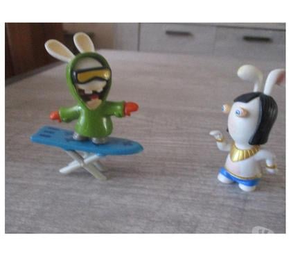 Collections Caluire et Cuire Rhône - Photos Vivastreet Lot de 2 figurines Lapin crétin