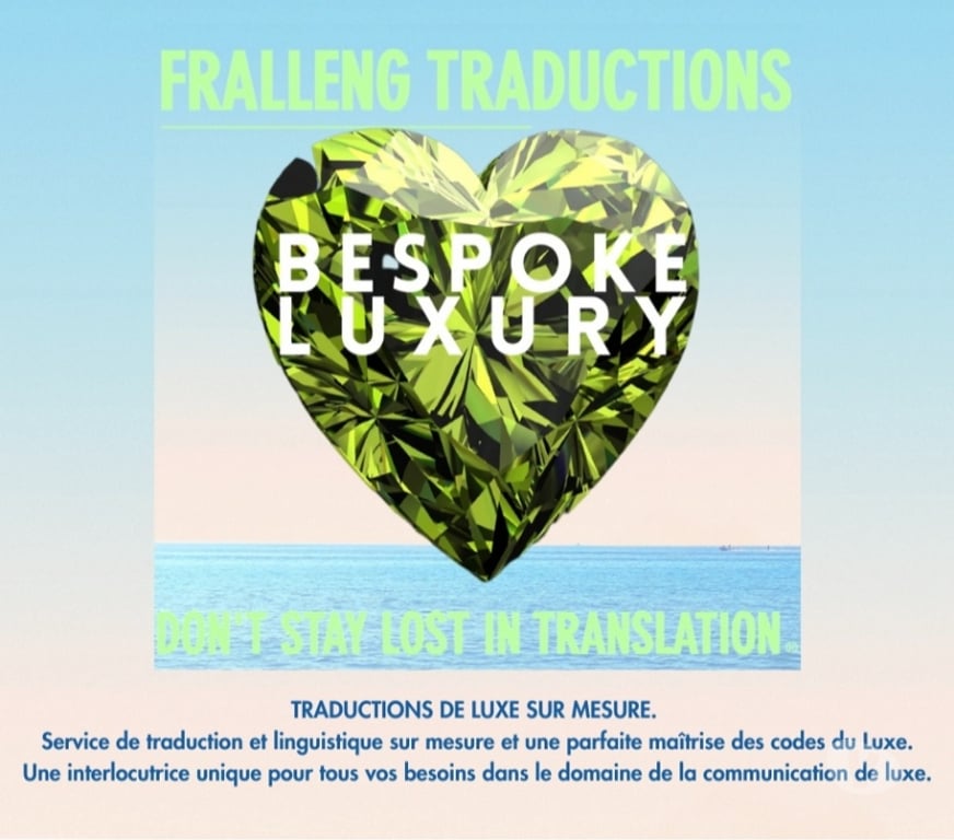 Traductions Paris Paris 7ème ardt - 75007 - Photos Vivastreet BESPOKE LUXURY TRADUCTIONS - TRADUCTIONS DE LUXE SUR MESURE