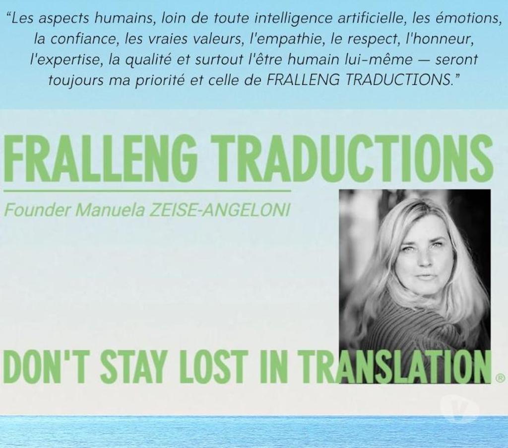 Traductions Var Ste Maxime - 83120 - Photos Vivastreet Traductrice-interprète professionnelle-Interpreter