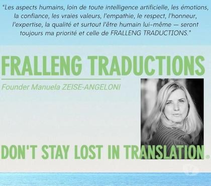 Traductions Ste Maxime Var - Photos Vivastreet Traductrice-interprète professionnelle-Interpreter