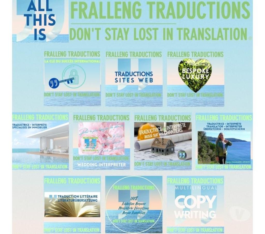 Traductions Alpes-Maritimes Nice - Photos Vivastreet Traductions professionnelles de sites WEB.