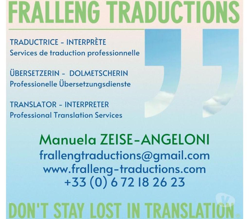 Traductions Alpes-Maritimes Nice - Photos Vivastreet Traductions professionnelles de sites WEB.