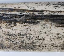 Vintage : Gravure Marine Signée JOSEPH BOYD Ist Mate