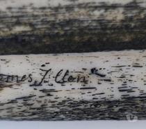 Vintage: Gravure Marine Voiliers Captain JAMES ELTON 1840