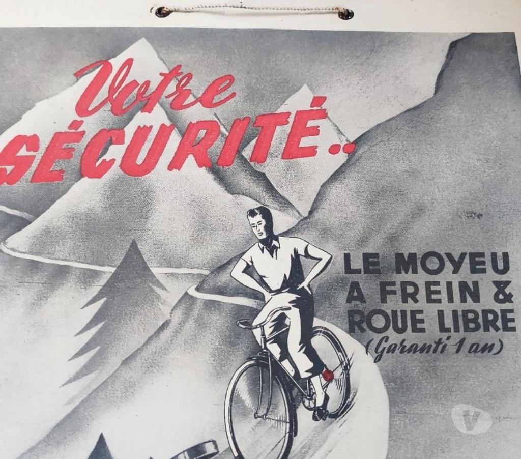 Collection Val-d'Oise Bernes sur Oise - 95340 - Photos Vivastreet Vintage : Bycycle Publicity DUREX Coster Brakes 1930