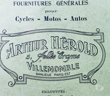 Collection Bernes sur Oise Val-d'Oise - Photos Vivastreet Rare : Catalogue 1925 Tarif ARTHUR HEROLD Cycles-Motos-Autos
