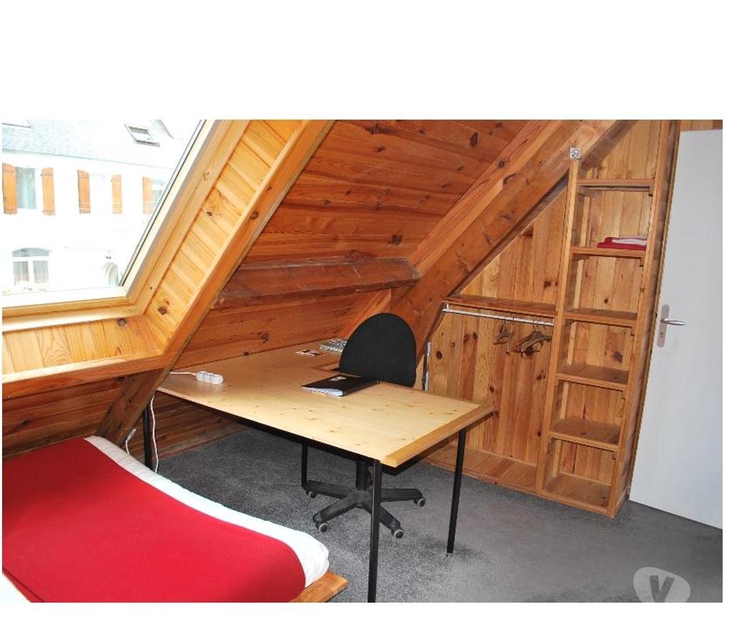 Appartement meublé Finistère Morlaix - 29600 - Photos Vivastreet C1 chambre ADSL, kitch. jardin buanderie, MORLAIX Coatseho