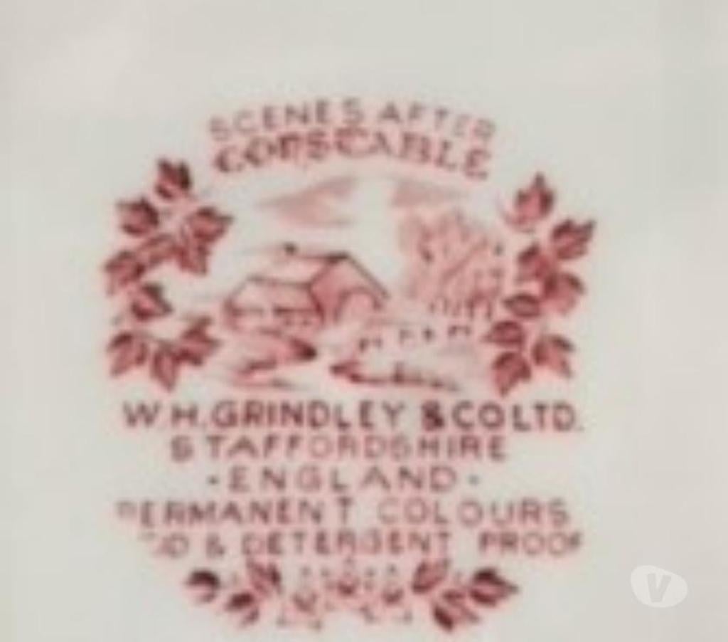 Ameublement & art de la table Val-de-Marne Villejuif - 94800 - Photos Vivastreet Assiette plate rose -W.H-GRINDLEY&COLTD-ENGLAND.