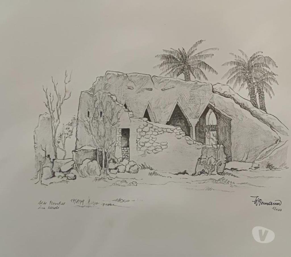 Collection Val-d'Oise Bernes sur Oise - 95340 - Photos Vivastreet TOP: 23 LITHOGRAPHIES au Crayon Petit Tirage Signés 
