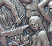 Médaille En Bronze Argenté Département De L'Aisne 1994