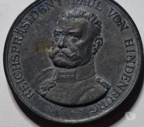 TOP : Reichsprasident PAUL VON HINDENBURG Bronze