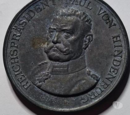 Collection Bernes sur Oise Val-d'Oise - Photos Vivastreet TOP : Reichsprasident PAUL VON HINDENBURG Bronze