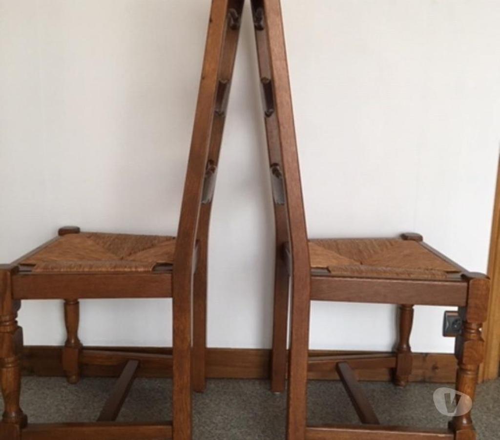 Ameublement & art de la table Nord Aulnoy Lez Valenciennes - 59300 - Photos Vivastreet Deux chaises rustiques en chêne moyen 27