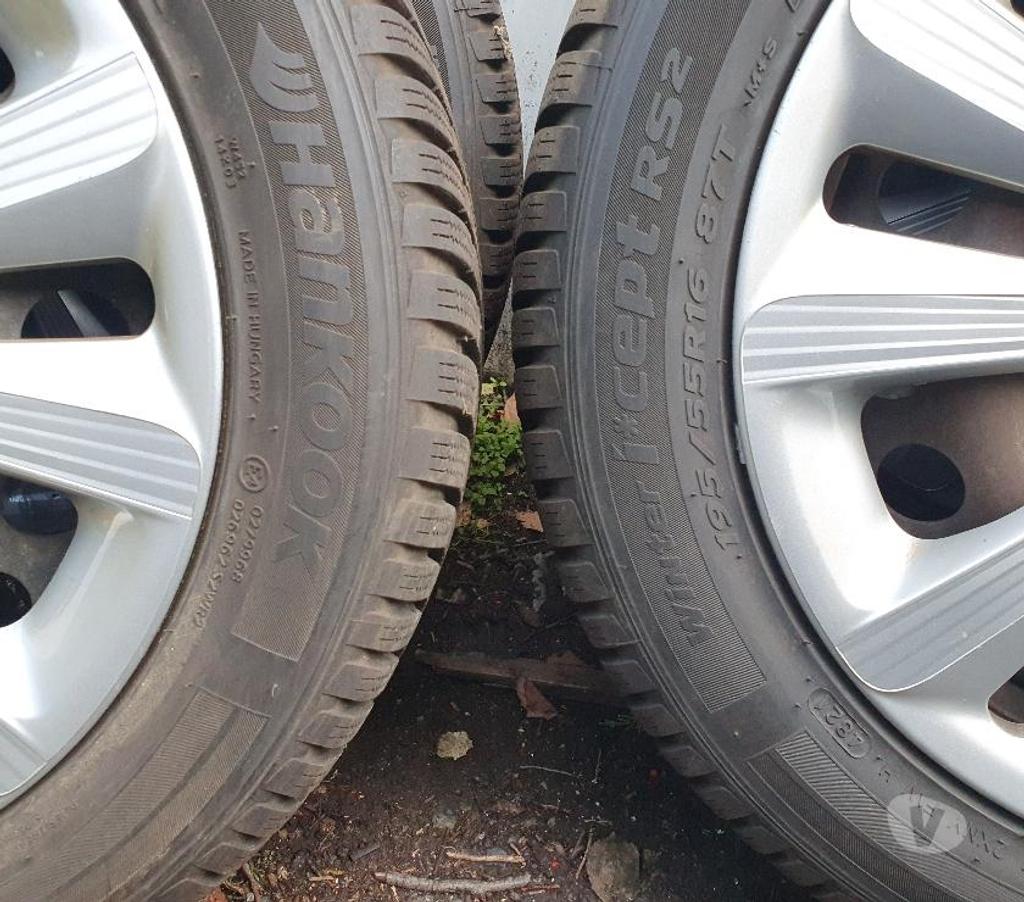 Pièces et services auto Loire St Etienne - Photos Vivastreet 4 roues neige Citroen DS3 195 55 16 87T Hankook quasi-neuf