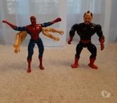 2 figurines Ninjor He- man motu et Spider Man 6 bras