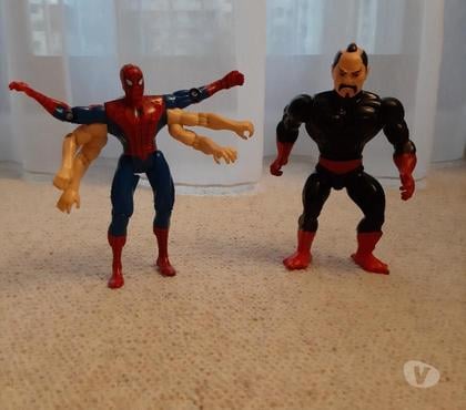 Jeux - Jouets Le Kremlin Bicetre Val-de-Marne - Photos Vivastreet 2 figurines Ninjor He- man motu et Spider Man 6 bras