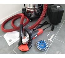Location ponceuse à béton avec aspirateur en option