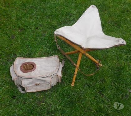 Matériel de sport Fontenay le Fleury Yvelines - Photos Vivastreet Lot Ancien panier de pèche en osier et tissue Avec ancien tr