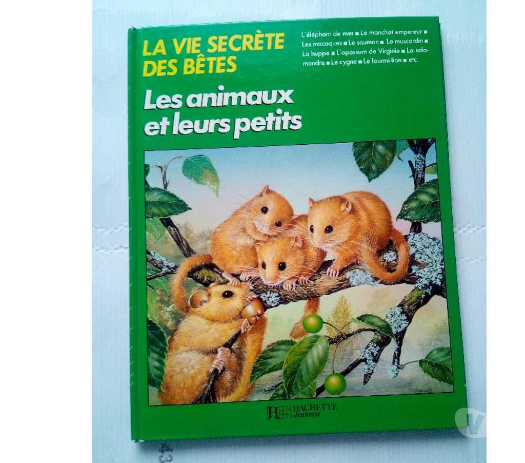 Livres occasion Loiret Chalette sur Loing - 45120 - Photos Vivastreet Livres la vie privée des bêtes HACHETTE JEUNESSE