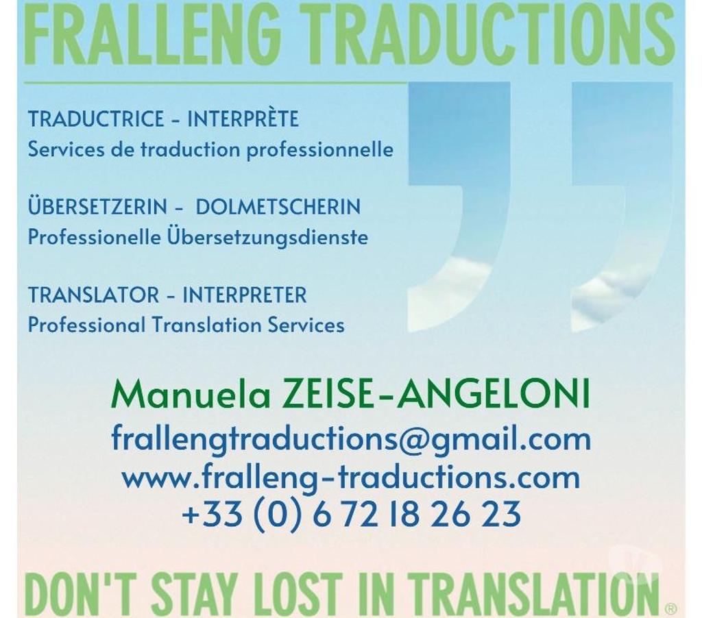 Traductions Alpes-Maritimes Cannes - 06400 - Photos Vivastreet Services de traduction professionnelle Côte d'Azur