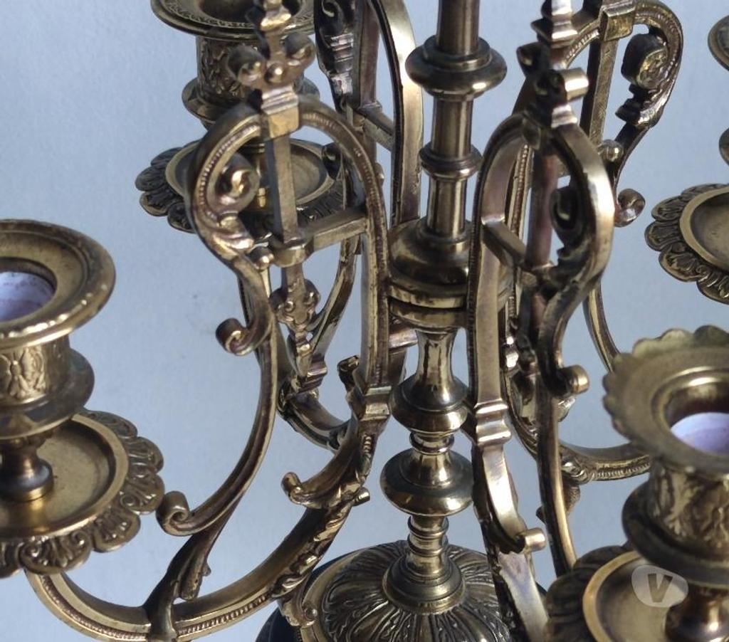 Décoration - art Val-d'Oise Bernes sur Oise - 95340 - Photos Vivastreet Top : Paire de Chandelier Candélabre Bronze 5 Branches 