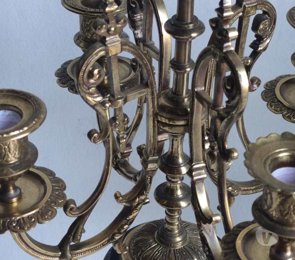Décoration - art Val-d'Oise Bernes sur Oise - 95340 - Photos Vivastreet Top : Paire de Chandelier Candélabre Bronze 5 Branches 