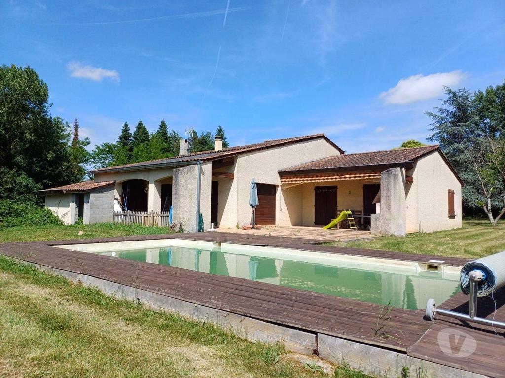 Vente Maison Haute-Garonne L'Isle en Dodon - 31230 - Photos Vivastreet Villa spacieuse et moderne avec piscine et parc