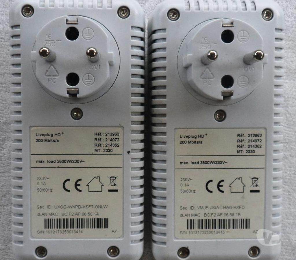 Informatique Hérault Castries - 34160 - Photos Vivastreet Orange 2 prises LIVEPLUG HD+ - Adaptateur CPL 200Mbps