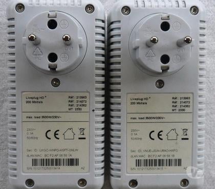 Photos Vivastreet Orange 2 prises LIVEPLUG HD+ - Adaptateur CPL 200Mbps