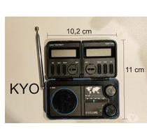 PHILIPS D1868, radio FM pliable voyage,réveil double heure