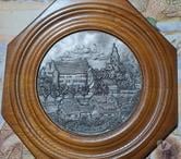 Montceaux les Provins - Seine-et-Marne — cadre gravure etain