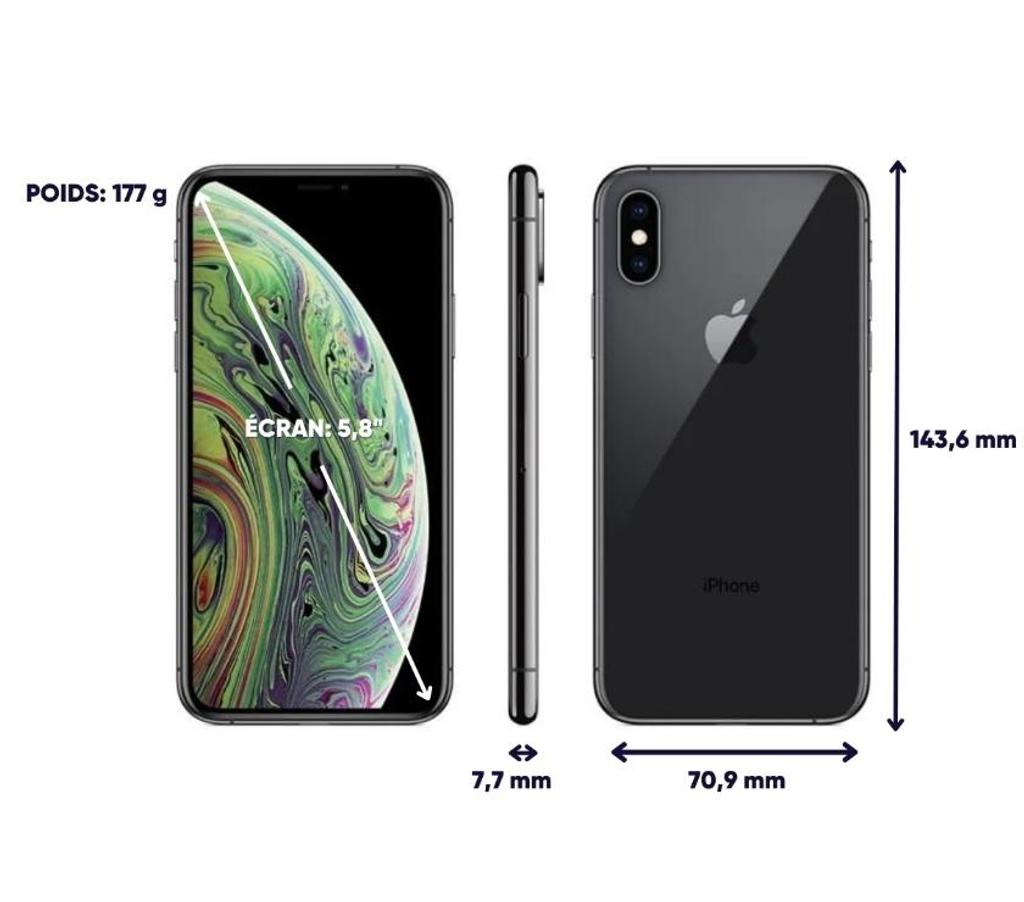 Téléphonie Seine-et-Marne La Celle sur Morin - 77515 - Photos Vivastreet " iPhone XS " 64 giga, et quasi NEUF
