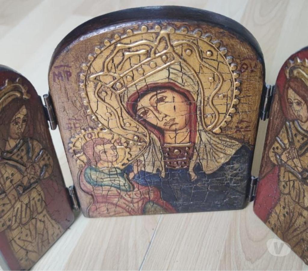 Décoration - art Val-d'Oise Bernes sur Oise - 95340 - Photos Vivastreet Top & Rare : ICONE TRIPTYQUE De Voyage En Relief De RUSSIE