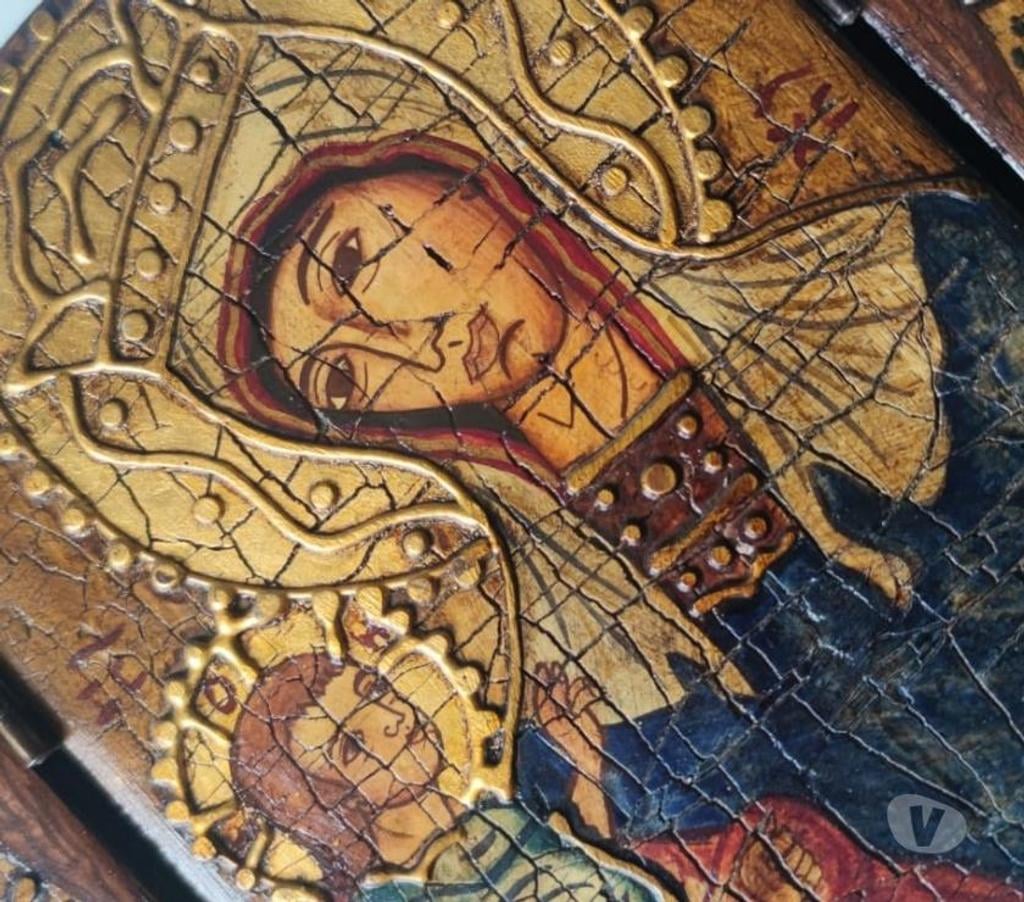 Décoration - art Val-d'Oise Bernes sur Oise - 95340 - Photos Vivastreet Top & Rare : ICONE TRIPTYQUE De Voyage En Relief De RUSSIE