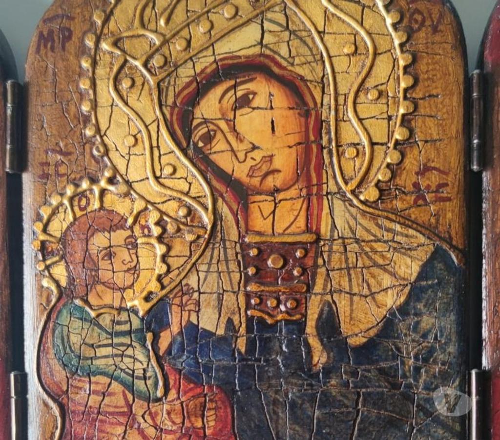 Décoration - art Val-d'Oise Bernes sur Oise - 95340 - Photos Vivastreet Top & Rare : ICONE TRIPTYQUE De Voyage En Relief De RUSSIE