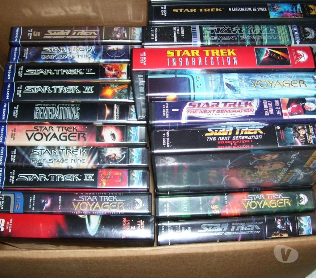 DVD occasion Oise Estrees St Denis - 60190 - Photos Vivastreet 28 Cassettes Star Trek