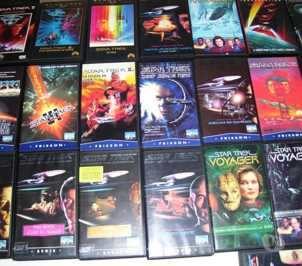DVD occasion Oise Estrees St Denis - 60190 - Photos Vivastreet 28 Cassettes Star Trek