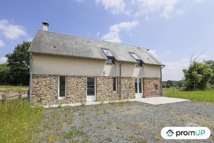 Vente Maison St Denis le Vetu Manche - Photos Vivastreet (V6698) Maison individuelle de 70 m2 à SAINT-DENIS-LE-VÊTU